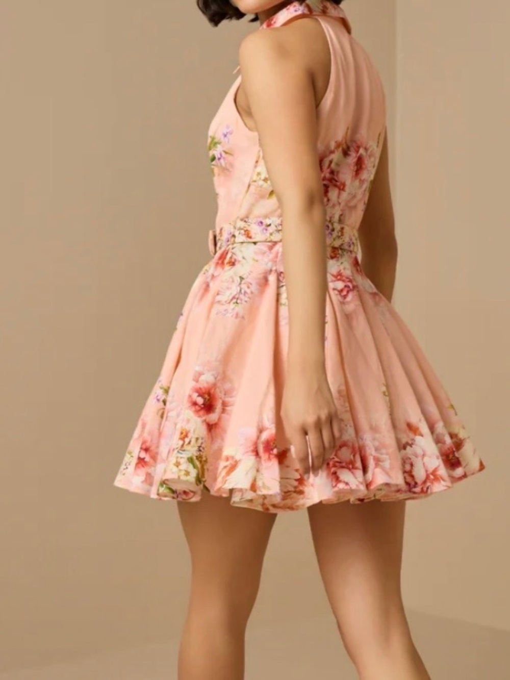 Hermant and Nandita beautiful floral mini dress!